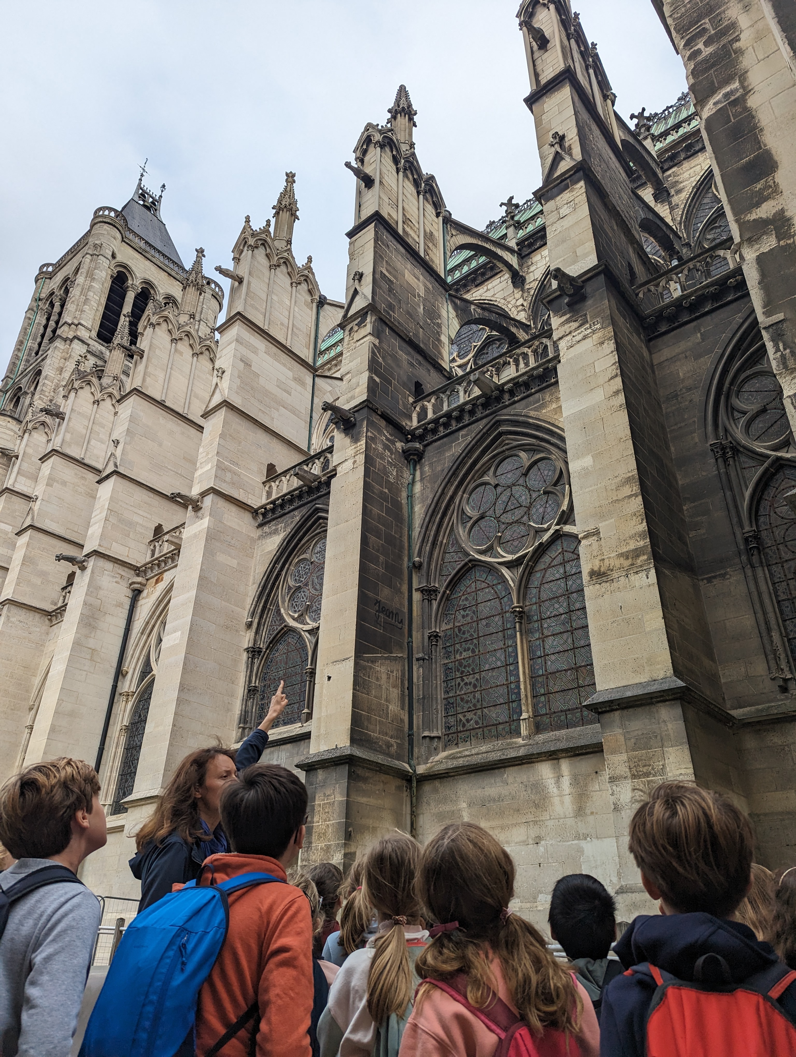 LA SORTIE A LA BASILIQUE SAINT DENIS