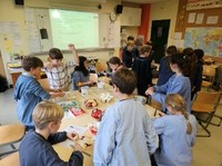 Les CM1 B se régalent !