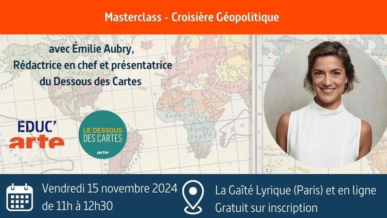 Masterclass avec Emilie Aubry, journaliste et animatrice de télévision